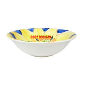 Tô Nhỏ Vẽ Tay Hoa