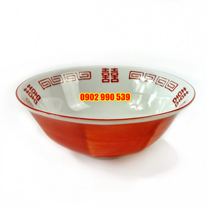 Tô Sứ Đỏ Có Triện