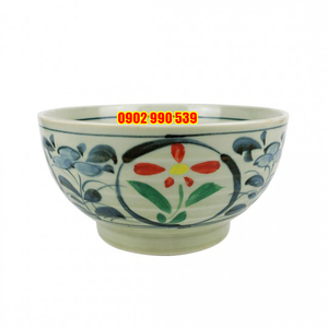 Tô Sứ Lớn Men Lam Xưa