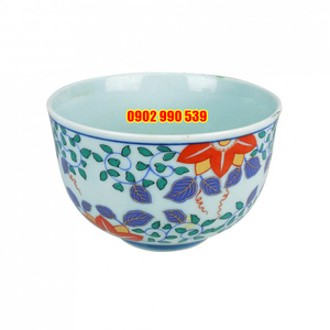 Tô Sứ Ngũ Sắc Vẽ Vàng