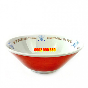 Tô Sứ Rồng Đỏ Có Triện Cao Cấp