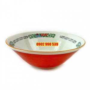 Tô Sứ Rồng Đỏ Có Triện Rẻ