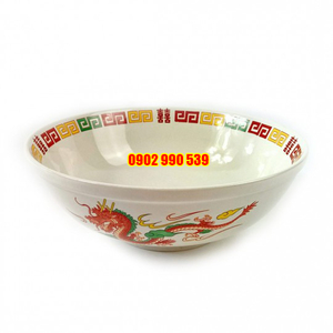 Tô Sứ Song Long Trắng Không Triện