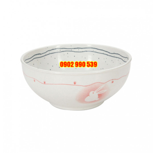 Tô Sứ Vẽ Con Thỏ Có Triện