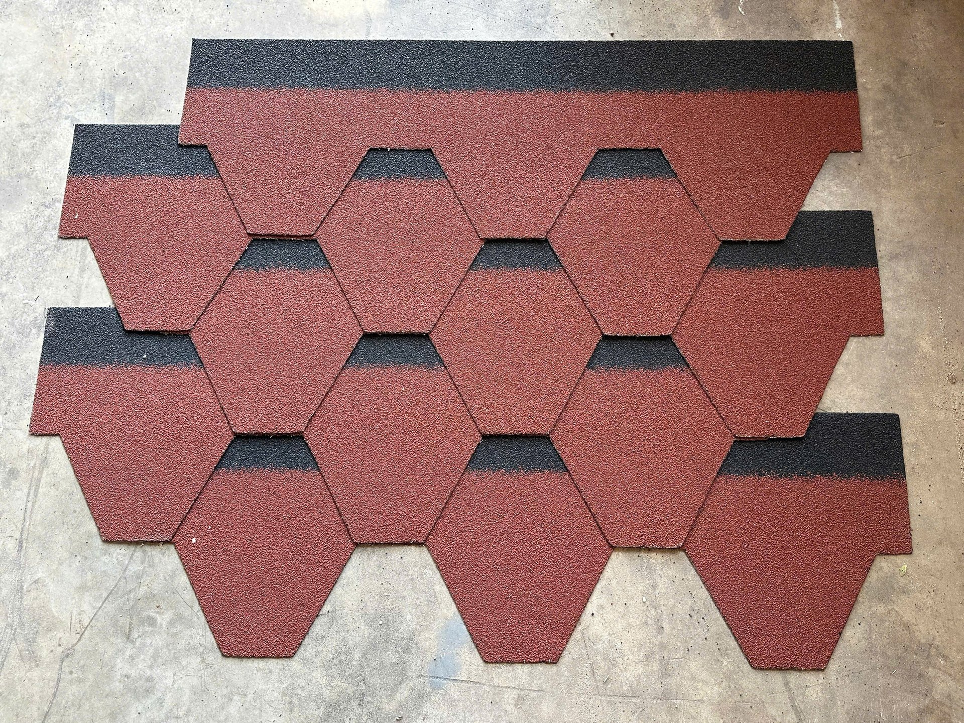 Ngói lợp bitum phủ đá dạng tổ ong HP001-BITUM-BINH DƯƠNG