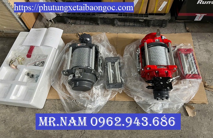 Tời Thủy Lực 6,8 Tấn Có Phanh & Không Phanh – Giải Pháp Kéo Tải Mạnh Mẽ, Đa Dạng Ứng Dụng
