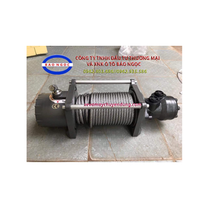 Tời thủy lực lắp cho xe nâng đầu, xe cứu hộ giao thông