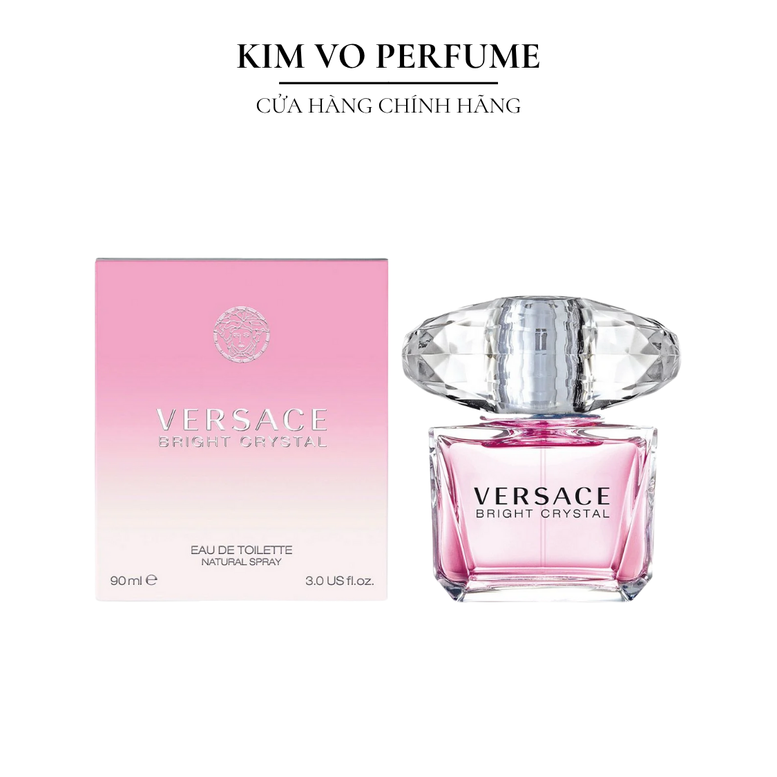 Nước hoa nữ Versace Bright Crystal EDT - 90ml