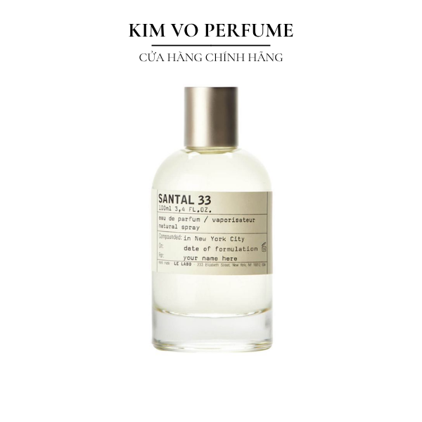 Nước hoa nam Le Labo Santal 33 Eau de Parfum - 100ml