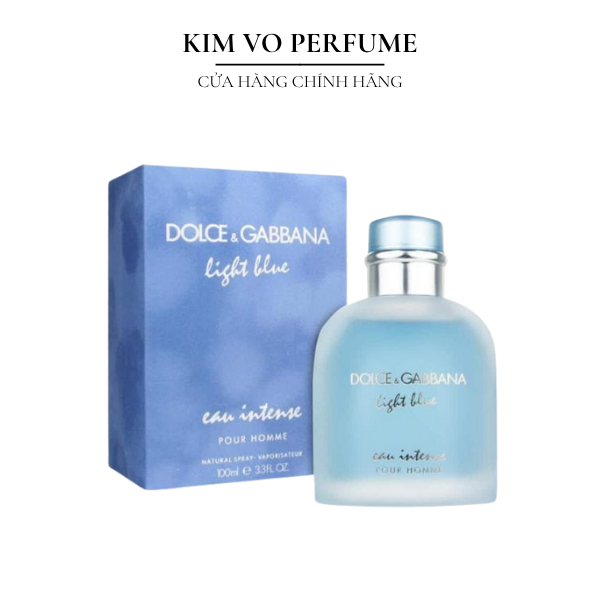 Nước hoa nam Dolce Gabbana Light Blue Eau Intense Pour Homme EDP - 100ml