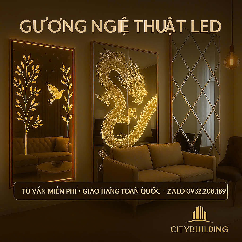 🔝 TOP 10 MẪU GƯƠNG NGHỆ THUẬT CITYBUILDING ĐƯỢC ƯA CHUỘNG NHẤT NĂM 2025