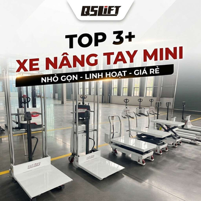 Top 3 Mẫu Xe Nâng Tay Mini Nhỏ Gọn - Giá Tại Kho