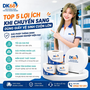 TOP 5 lợi ích khi doanh nghiệp chuyển sang sử dụng giấy vệ sinh cuộn lớn