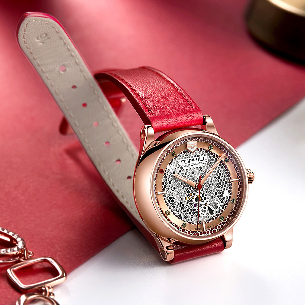 Đồng Hồ Tophill Nữ TV003L.S2388R Đồng Hồ Tophill Nữ TV003L.S2388R