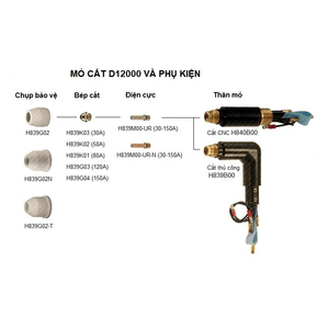 Bép cắt - Điện cực D12000 OTC