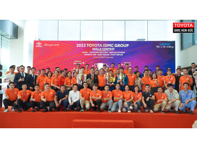 TOYOTA HOÀI ĐỨC VINH DỰ ĐẠT 3 CÚP VÀNG VÔ ĐỊCH VÀ 1 HUY CHƯƠNG ĐỒNG HỘI THI TAY NGHỀ IDMC GROUP 2023