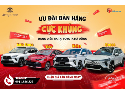 Toyota khuyến mại LỚN trong tháng 5-6/2024-Giảm Giá Kịch Sàn tiền mặt Lớn siêu hấp dẫn