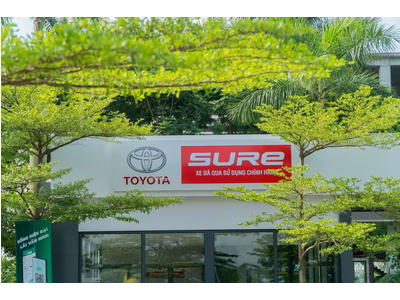 TOYOTA SURE - XE ĐÃ QUA SỬ DỤNG CHÍNH HÃNG TẠI TOYOTA LONG BIÊN