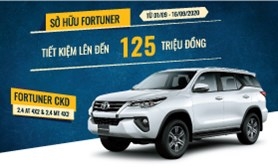 TOYOTA TIẾP TỤC THỰC HIỆN CHƯƠNG TRÌNH ƯU ĐÃI DÀNH CHO KHÁCH HÀNG MUA XE TOYOTA FORTUNER TỪ NGÀY 01/09 ĐẾN NGÀY 16/09/2020