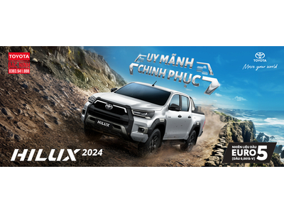 Toyota Việt Nam giới thiệu Hilux phiên bản nâng cấp 2024 – “Uy mãnh chinh phục”