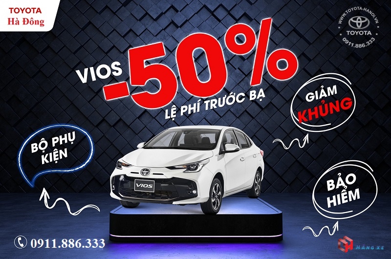 Toyota vios 2024 khuyến mại