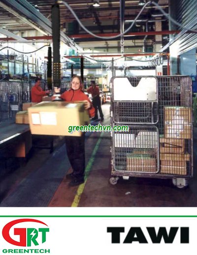 TP45 | Cardboard box vacuum tube lifter | Hộp các tông nâng ống chân không | Tawi Việt Nam