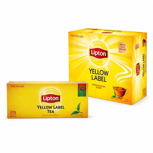 Trà Lipton Túi Lọc Nhãn Vàng – Hộp 25, 50 Và 100 Gói