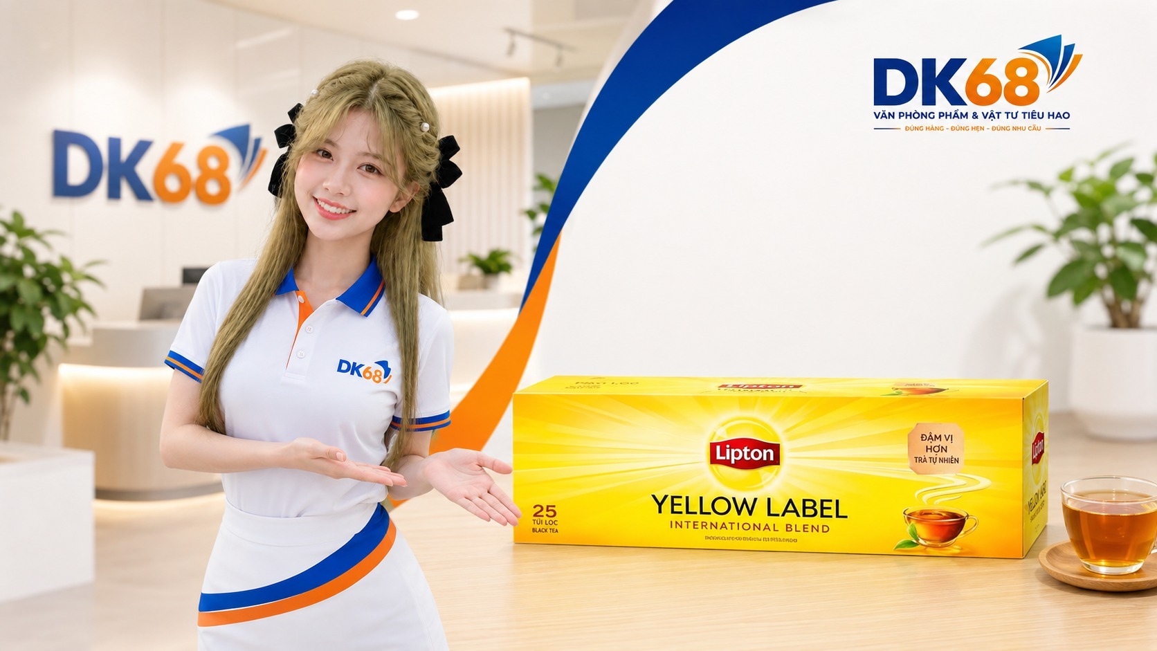 Trà Lipton Túi Lọc Nhãn Vàng – Hộp 25, 50 Và 100 Gói