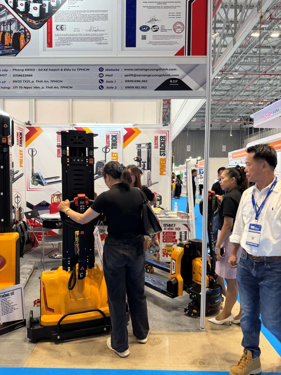 VILOG 2025 - Xe Nâng Cường Thịnh | Xe Nâng Điện Tự Leo