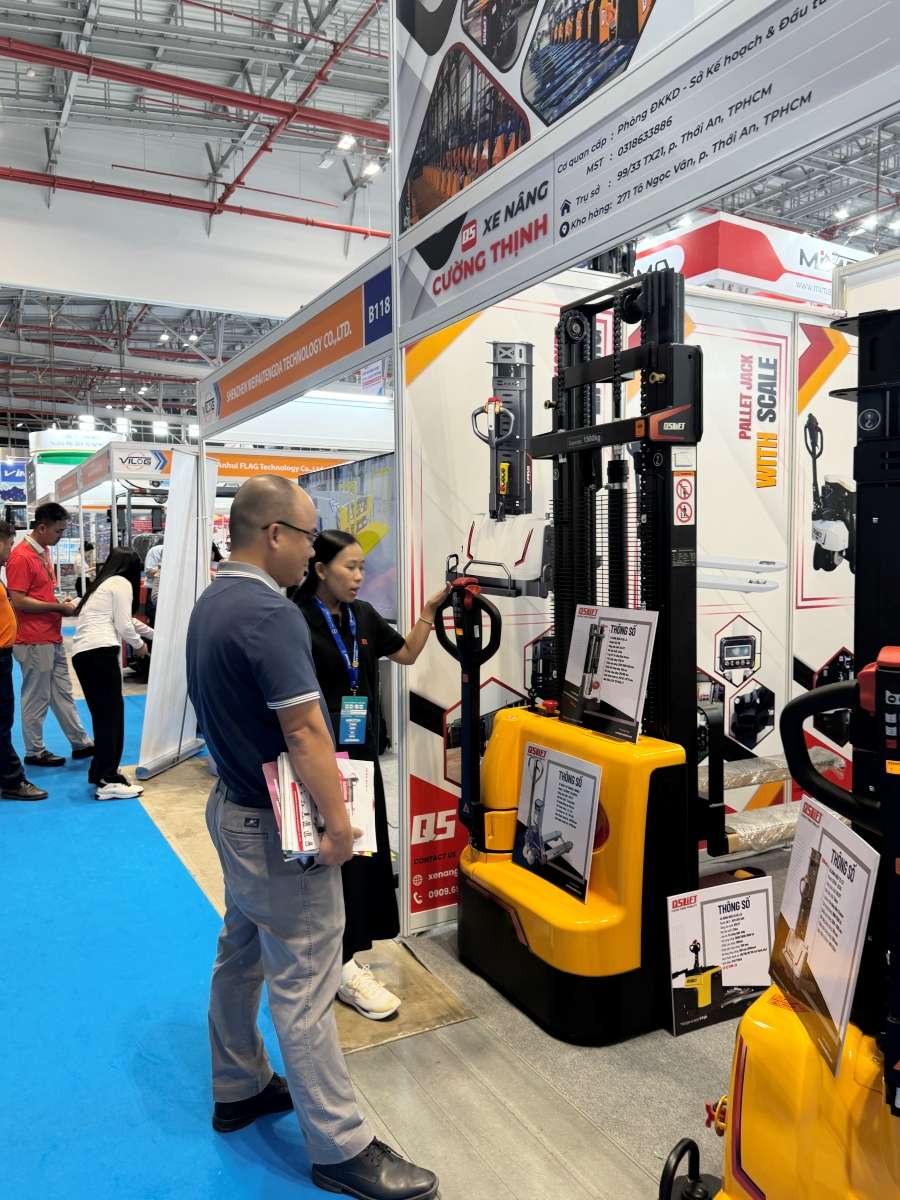 VILOG 2025 - Xe Nâng Cường Thịnh | Xe Nâng Điện Stacker 1.5 Tấn