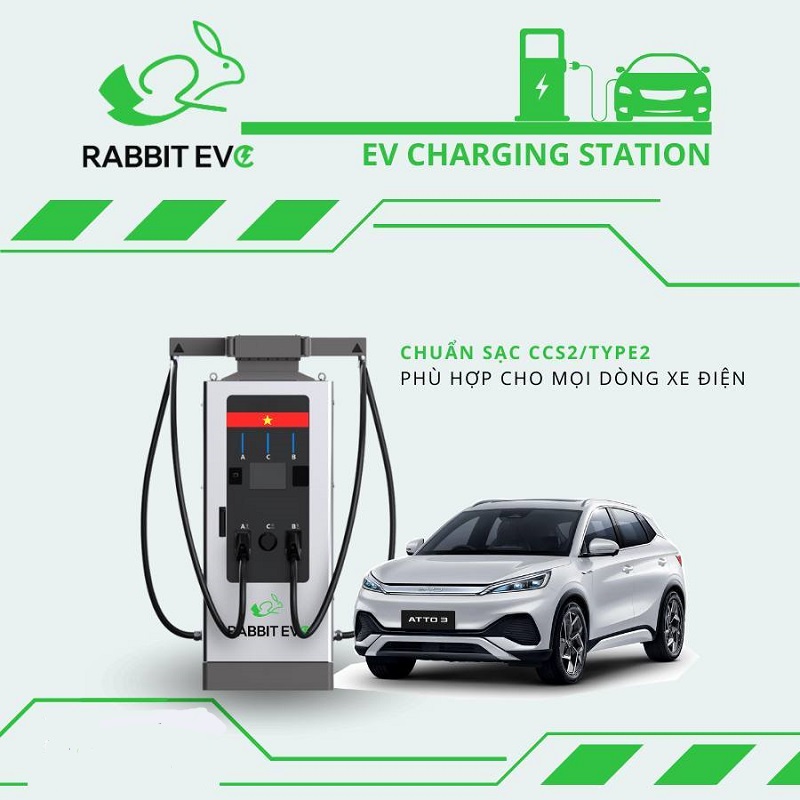 Trụ sạc xe điện BYD