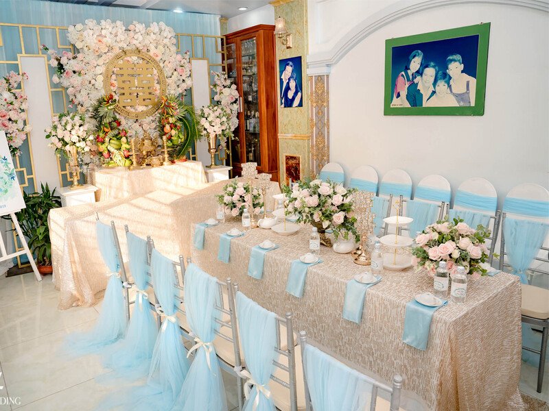 Dịch vụ trang trí tiệc cưới – trang trí bàn thờ gia tiên giá rẻ tại Quận Thủ Đức, TP.HCM