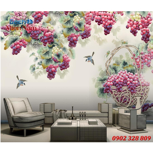 Tranh 3d hình trái cây TCM44