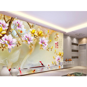 Tranh 3d Hoa Sen Đẹp HSM58