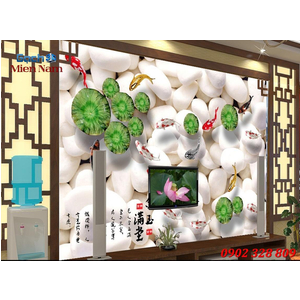 Tranh 3d Mẫu Cá Koi đẹp CKM106