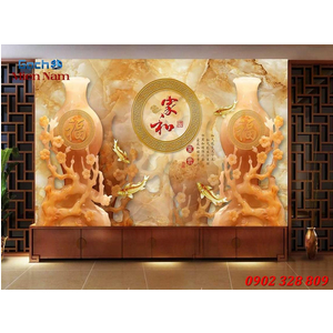 Tranh 3d Mẫu Cá Koi đẹp CKM172