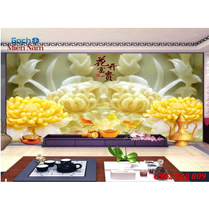 Tranh 3d Mẫu Cá Koi đẹp CKM175