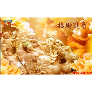 Tranh 3d Phật Di Lặc PDL62
