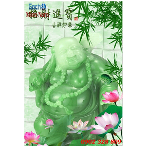 Tranh 3d Phật Di Lặc PDL78