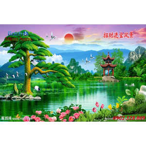 Tranh 3d Phong cảnh PCM333