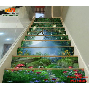 Tranh cầu thang 3d CTL80
