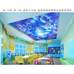 Tranh dán trần 3D DT56