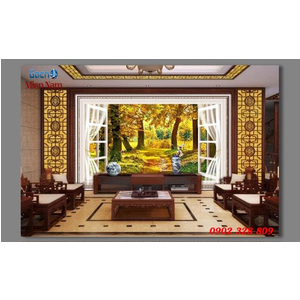 TRANH DÁN TƯỜNG 3D CỦA SỔ CSM238