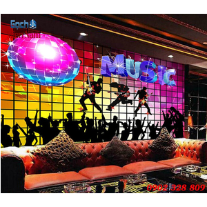 Tranh dán tường phòng Karaoke KOK84