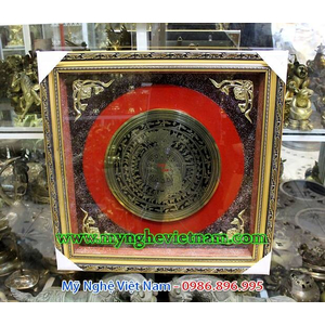 Tranh đồng mặt trống đồng ăn mòn bản đồ Việt Nam