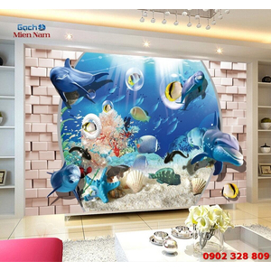 Tranh Gạch 3D Biển Đại Dương TDD21