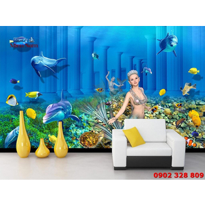 Tranh Gạch 3D Biển Đại Dương TDD23