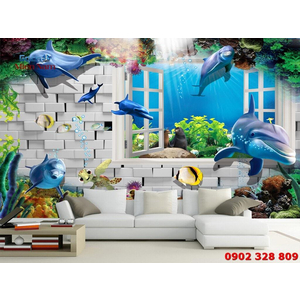 Tranh Gạch 3D Biển Đại Dương TDD32