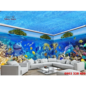 Tranh Gạch 3D Biển Đại Dương TDD02