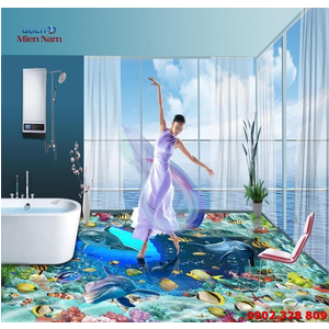 Tranh Gạch 3D Biển Đại Dương TDD38